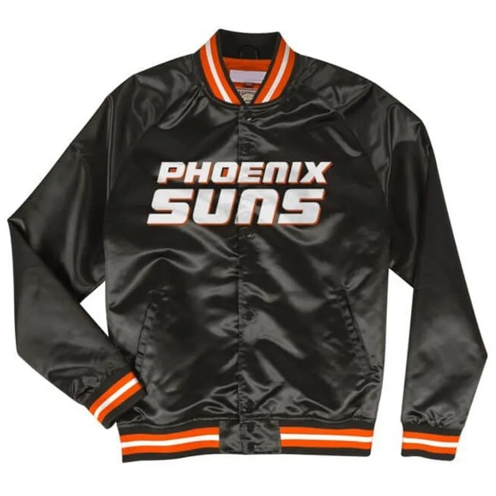 Phoenix Suns Lightweight Satin Jacket Men's Black M